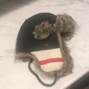 Faux fur winter hat